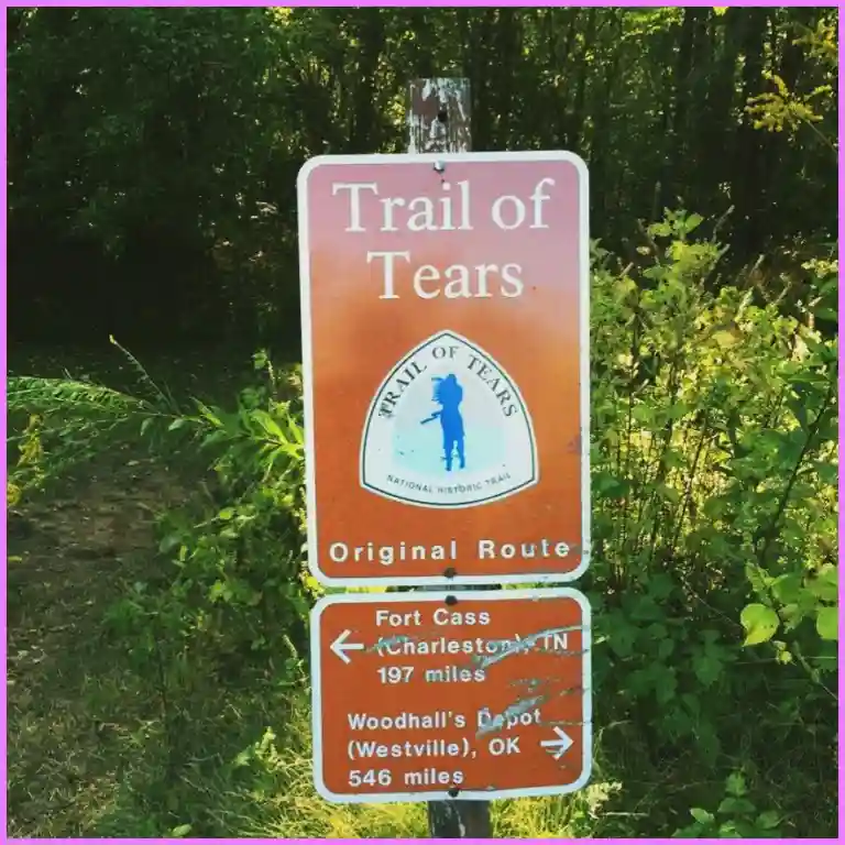 Port Royal State Park Trail of Tears trailhead